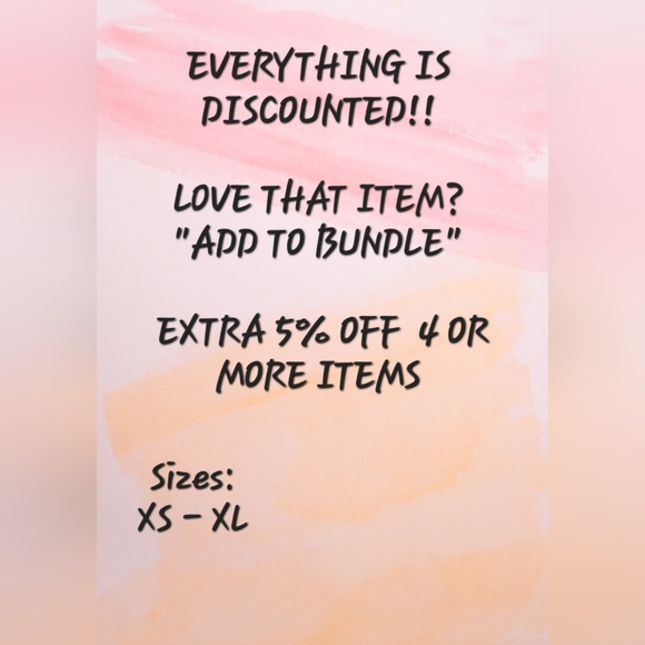 BUNDLE SAVINGS ❤️ (XS-XL) - Picture 1 of 1